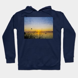 Sunset Fishing Hoodie